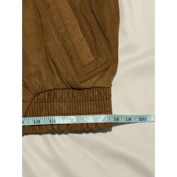 Wilson's Leather Adventure Bound Vintage 80s Bomber Jacket XS Brown Suede EUC - Picture 14 of 14